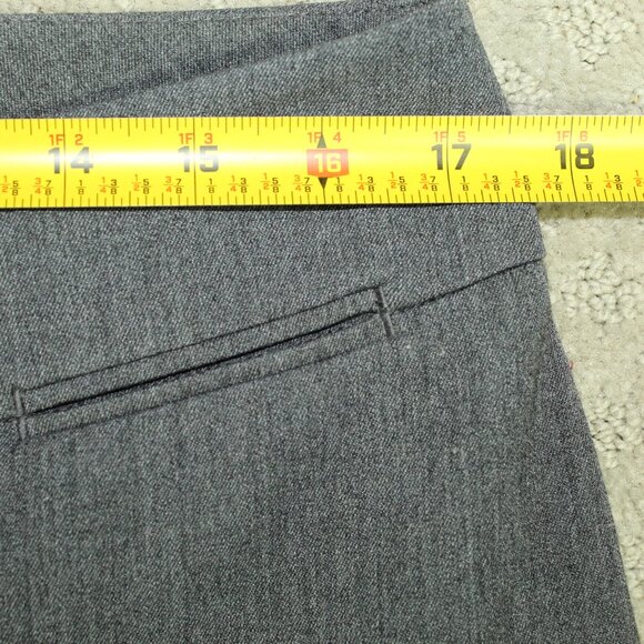 Loft Curvy Women's 10 Grey Dress Pants - Picture 6 of 9